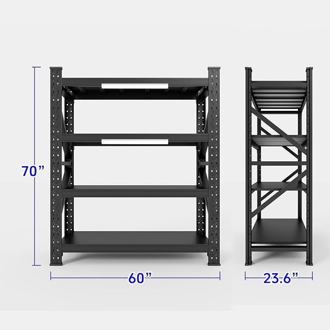 60" W Garage Shelving Heavy Duty - Image 2