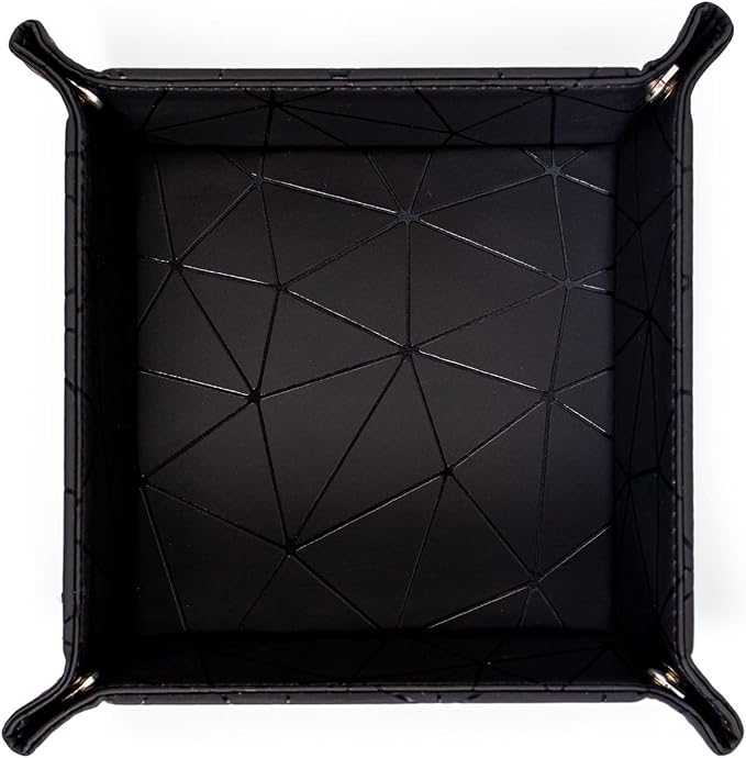 PU Leather Valet Tray for Mens and Women Catchall Tray for Keys, Jewelry Small by SANQIANWAN