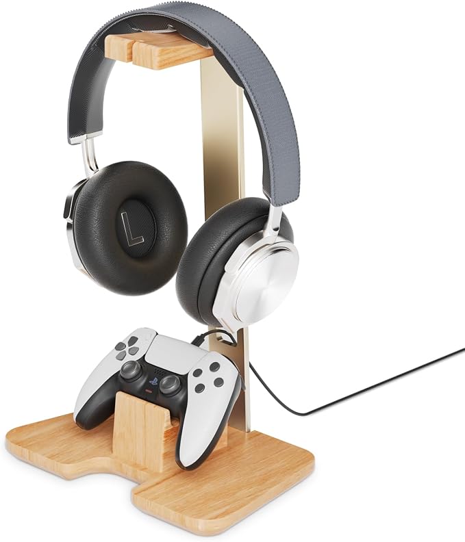 Controller and Headphone Stand for Desk Gaming Desk Accessories Controller and by Unknown