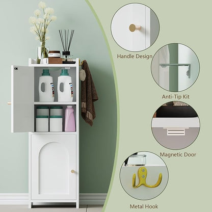 Arbuxzuy Small Bathroom Storage Cabinet - Image 6