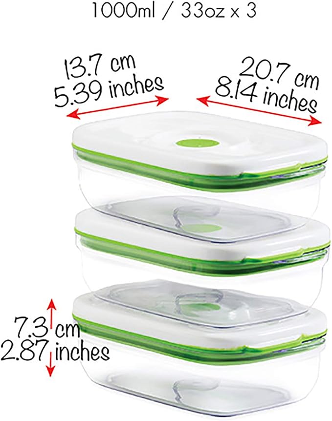 FOSA Vacuum Seal Containers – Airtight Food Storage Containers - Image 2