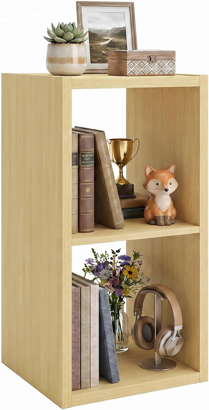 WannabeMyself【2026 Wooden Thick Frame】 2 Cube Storage Organizer by WannabeMyself