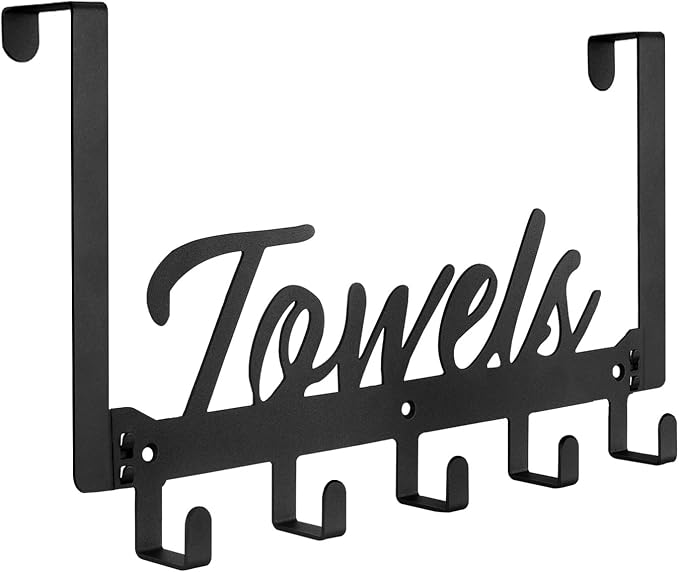 Azmoncy Over The Door Hooks, Towel Rack Towel Hooks by Azmoncy