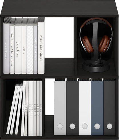 Furinno DALY Book Shelf, 4-Cube Bookshelf, Cube Storage Organizer Bookcase - Image 4