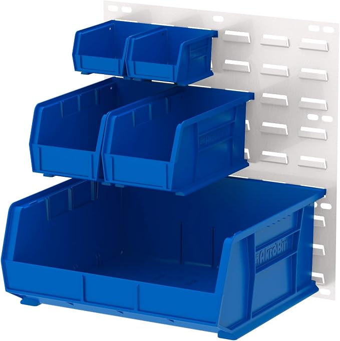 Akro-Mils 30618 Louvered Steel Wall Mount Panel Garage Organizer - Image 2