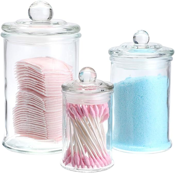 MDLUU Glass Canisters, Apothecary Jars by MDLUU