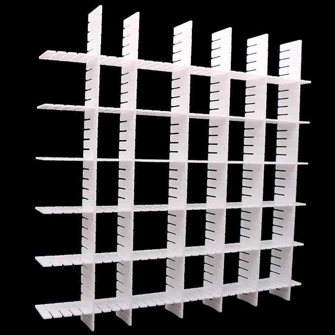 12Pcs Adjustable Drawer Dividers 0.1Inch Thickness DIY Grid Dividers 40x5cm - Image 5