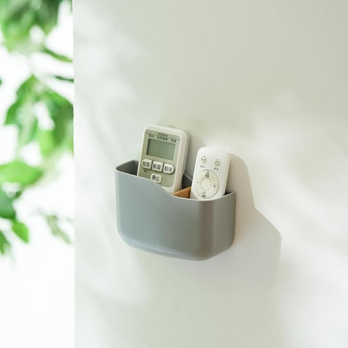 SUNFICON Adhesive Remote Control Holder Universal TV Remote Organizer Caddy Box - Image 6