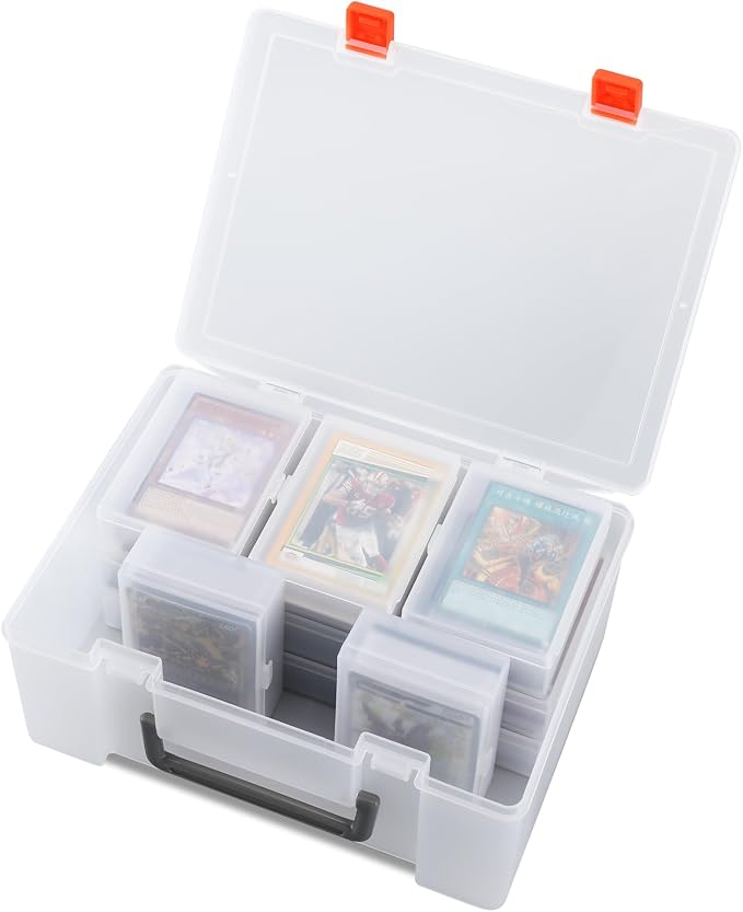 Trading Card Storage Box: Card Case Holder Organizer by Saichotoy