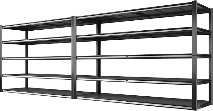 REIBII 78" H Storage Shelves, Garage Shelving Heavy Duty Load 3000LBS, by REIBII