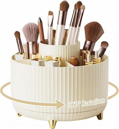 360 Degree Rotating Desktop Organizer, Makeup Brushes, Desktop Stationery by Reflygen