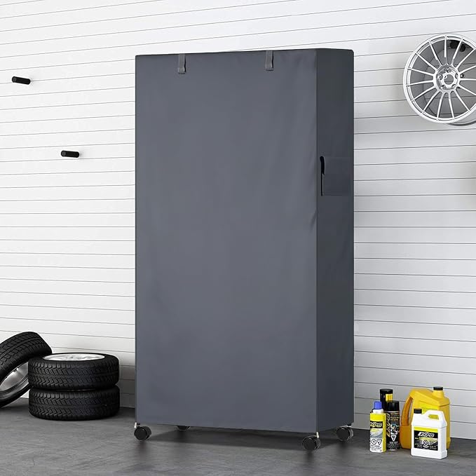 Waterproof Shelf Cover, 600D Heavy Duty Dustproof Storage Wire Rack Covers - Image 2