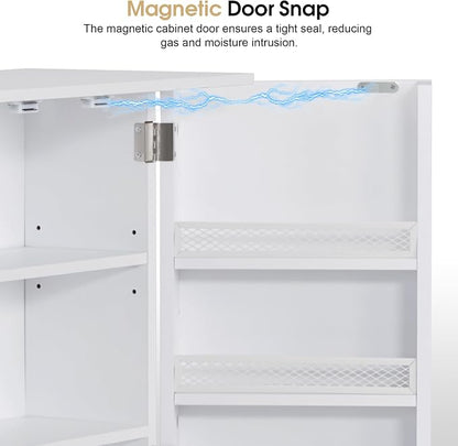 BarberPub Storage Cabinet, Adjustable Shelves, - Image 8