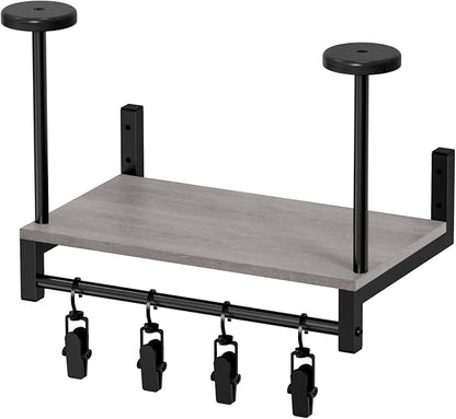 Automotive Helmet Holder Wall Mount, Solid Wood and Metal Helmet Rack - Image 9