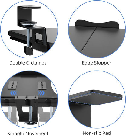 suptek Keyboard Tray Under Desk Pull Out - Image 8
