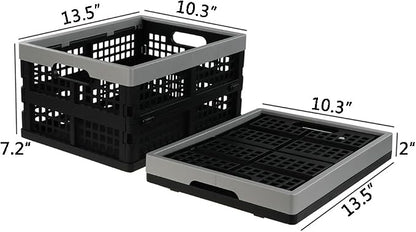 Jekiyo 16-Liter Folding Crates Storage, Collapsible Container Plastic - Image 3