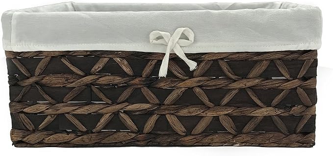 Basket of Rectangular Woven Seagrass Storage Bin - Image 3