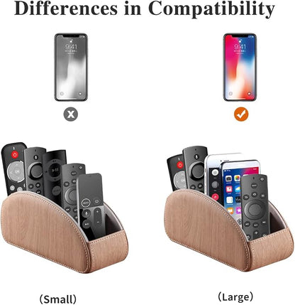 All-in-One Leather TV Remote Control Holder - Image 2