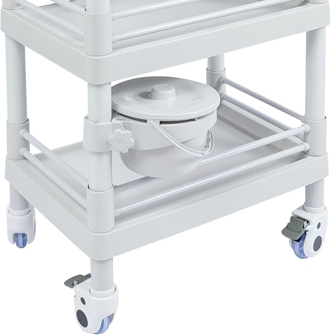 Medical Mobile Trolley Cart, Salon Storage Cart Movable Organizer Rolling - Image 5