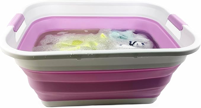 SAMMART 41L Collapsible Plastic Laundry Basket - Image 6