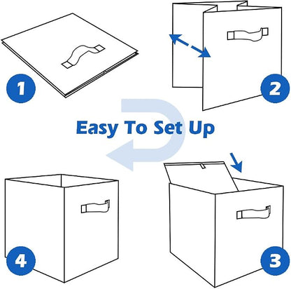 ShellKingdom Foldable Fabric Storage Cubes And Cloth Organizer Drawer - Image 9