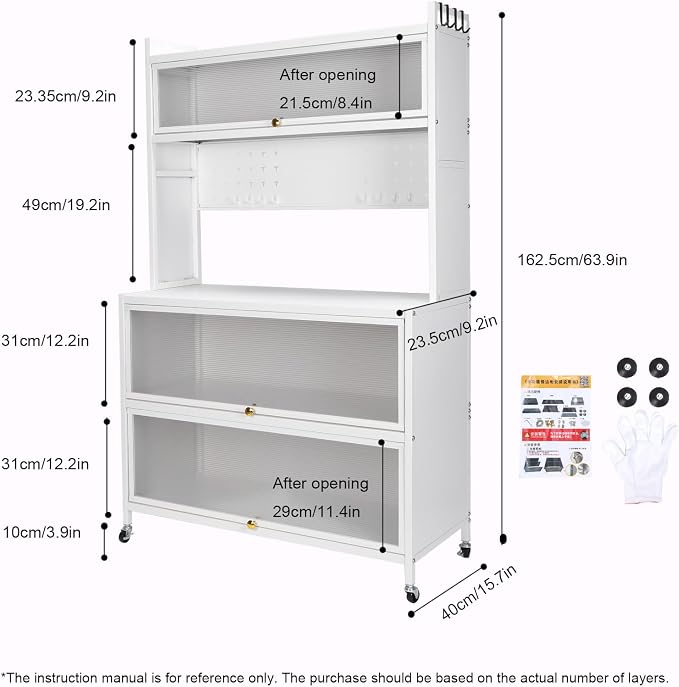 Mobile Kitchen Storage Cart - Image 5