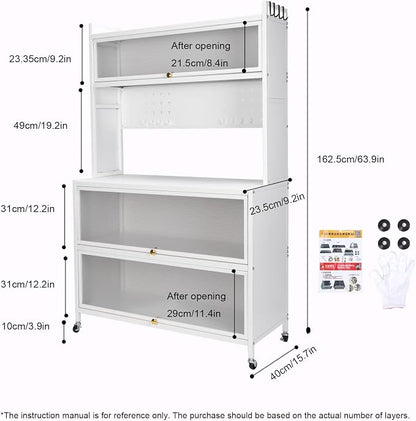 Mobile Kitchen Storage Cart - Image 5