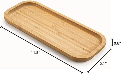 Bamboo Vanity Tray, Bathroom Counter Tray, Toilet Tank Tray, Bathroom Tray - Image 8