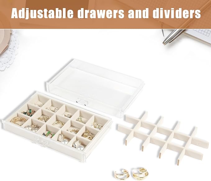GUOER 5 Drawers Clear Jewelry Box - Image 6