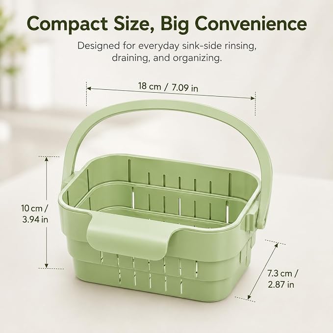 Foldable Colander Sink Drain Basket - Image 3