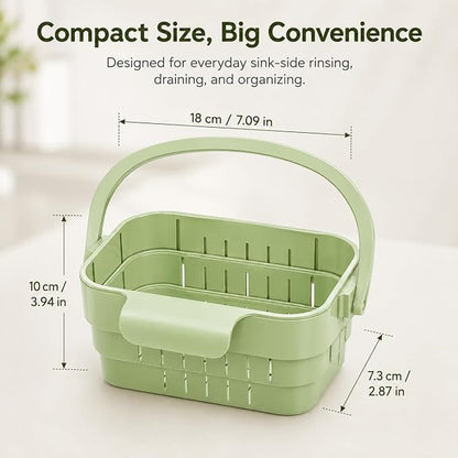 Foldable Colander Sink Drain Basket - Image 3