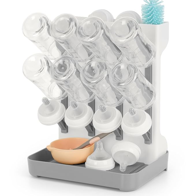 Baby Bottle Drying Rack, Space Saving Baby Bottle Organizer by Unknown