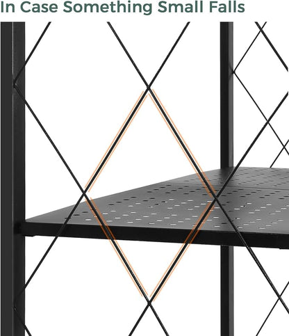 DEANIC 5-Shelf Folding Bookcase - Image 8