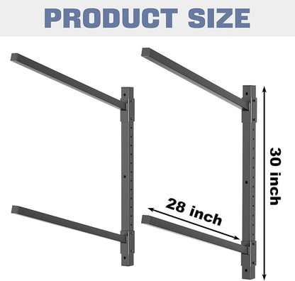 WALMANN Heavy Duty Wall Mounted Kayak Storage Rack - Image 3