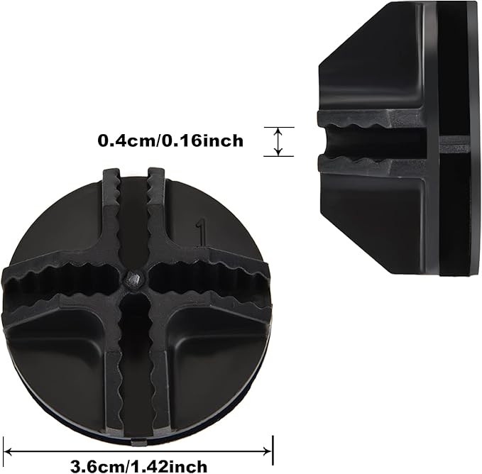 48 Pieces Cube Connectors Plastic Storage Wire Cube Organizer ABS Connectors - Image 2