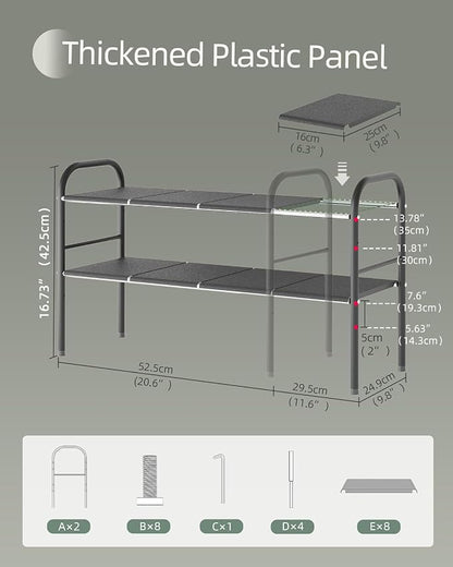 NETEL Under Sink Organizers and Storage, 2 Tier Expandable Under Cabinet - Image 3