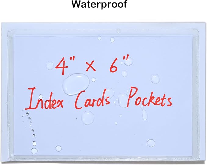 Self-adhesive Plastic 4x6 Label Holders - Image 3