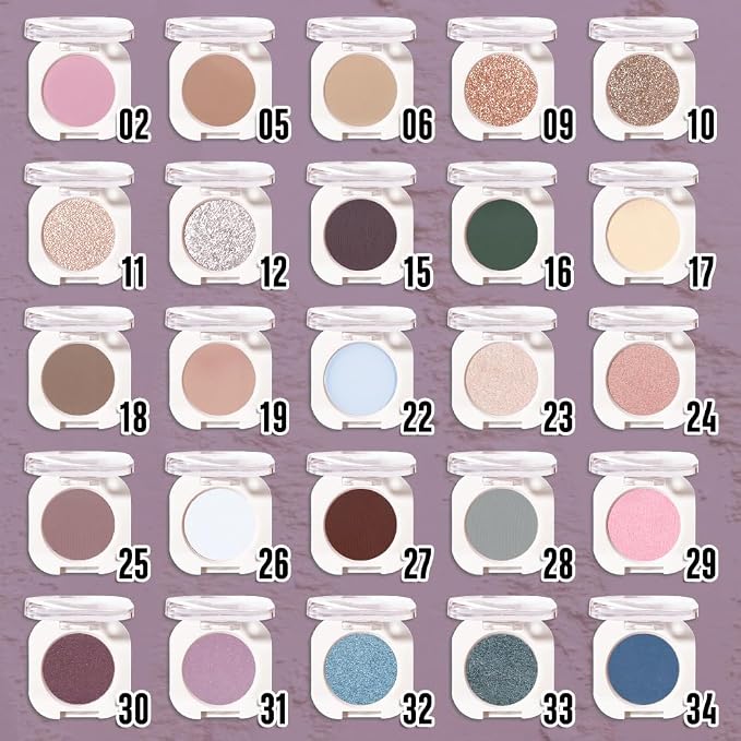 Eggplant Purple Single Matte Eyeshadow Makeup, Neutral Powde Eye Shadow - Image 3