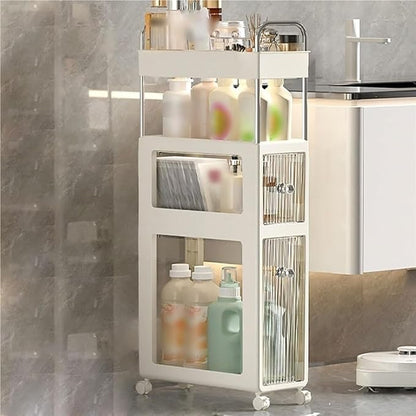 Narrow Bathroom Storage Rack by Unknown