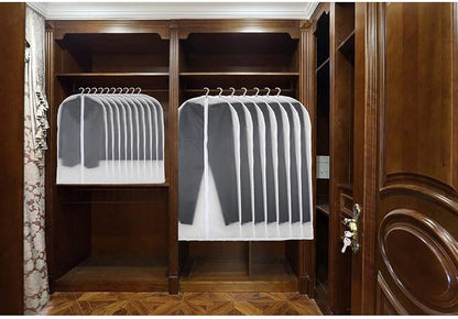 Garment Bag Covers 24''X54'' Lightweight White PEVA Breathable Bags - Image 7