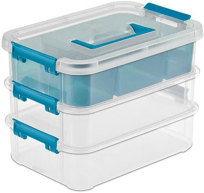 Sterilite 14138606 Layer Stack & Carry Box, 10-5/8-Inch - Image 3