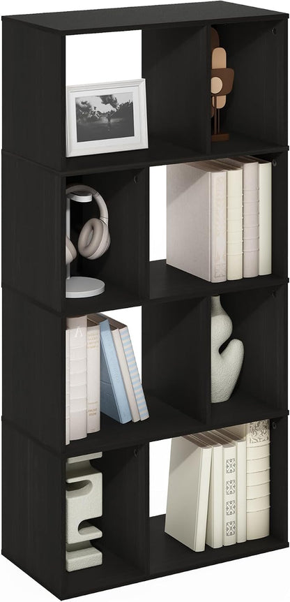 Furinno DALY Book Shelf, 8-Cube Bookshelf, Cube Storage Organizer Bookcase by Furinno-FitsYourSpaceFitsYourBudget