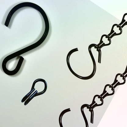2Packs 26inch 90lbs Black Heavy Duty Metal Hooks Hanging Chains Hangers - Image 8