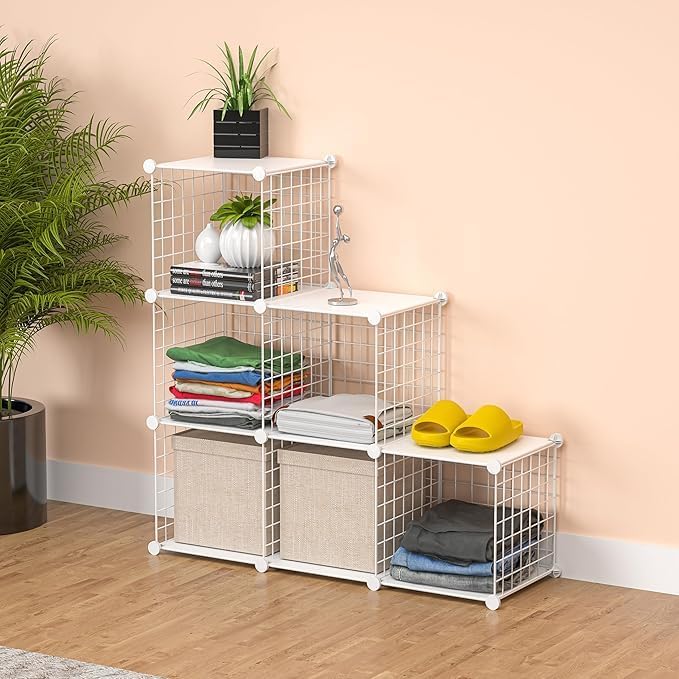 TUMUCUTE Closet Organizer, Organizers and Storage, Cabinet Metal Shelf Rack - Image 2