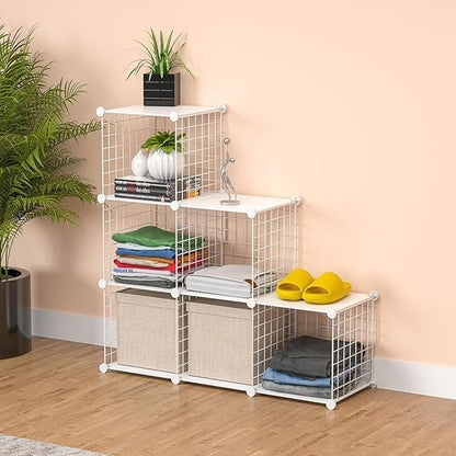 TUMUCUTE Closet Organizer, Organizers and Storage, Cabinet Metal Shelf Rack - Image 2