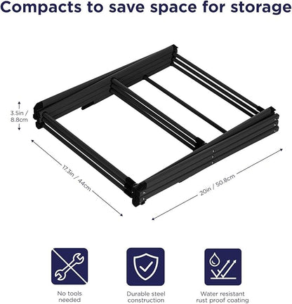 BLACK+DECKER Laundry Organization Expandable/Collapsible Clothes Drying Rack. - Image 3