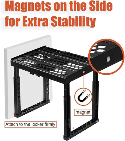 Locker Organizer Shelf， Adjustable Width and Height, Ideal Locker - Image 8