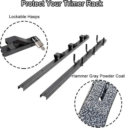 ELITEWILL 3 Place Weedeater Rack and 2 Place Backpack Blower Rack - Image 3