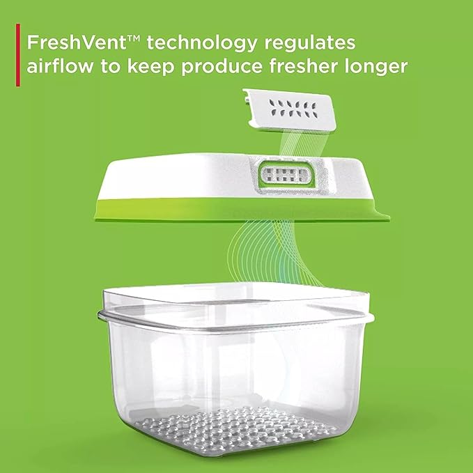 Rubbermaid FreshWorks Saver, Large Produce Storage Container - Image 2