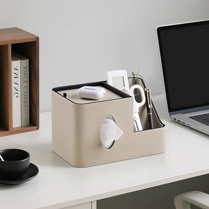 PU Leather Square Tissue Box Cover - Image 7